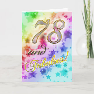 78. Geburtstags-Party Einladung