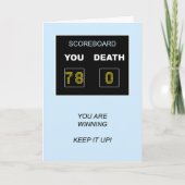 78. Geburtstagsanzeiger Karte (Vorderseite)