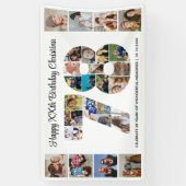 78. Geburtstagsfeier Nummer 78 Fotocollage Banner (Vertikal)