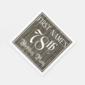 78. Geburtstagsparty - Extravagantes Drehbuch, Imi Serviette (Ecke)