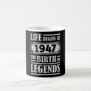 78 Jahre alt 1947 Geburt der Legende 78. Geburtsta Kaffeetasse