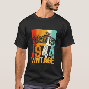 78 Jahre alte Retro-Motorrad-Vintage 1944 78. Bi T-Shirt