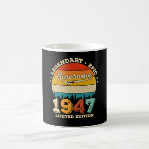 78 Jahre alter Tag 1947 Phantastisches 78. Geburts Kaffeetasse