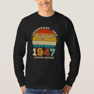 78 Jahre alter Tag 1947 Phantastisches 78. Geburts T-Shirt