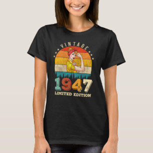 78 Jahre alter Tag 1947 Vintag 78. Geburtstagsfrau T-Shirt