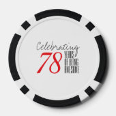 78 Jahre phantastisch Pokerchips (Rückseite)