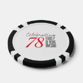 78 Jahre phantastisch Pokerchips (Einzeln)