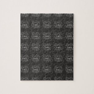 78. Jubiläum Geschenk Chalk Herzen Puzzle
