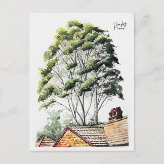 78: mein sehr großer Nachbar Postkarte