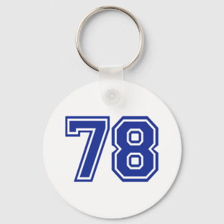 78 - Nummer Schlüsselanhänger
