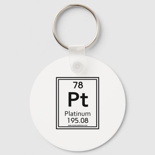 78 Platin Schlüsselanhänger (Vorderseite)