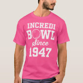 78 Year Old Bowler Bowling 1947 78Th Birthday T-Shirt (Vorderseite)