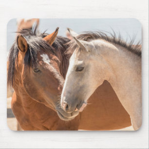 7911-Two Wild Mustangs Mousepad