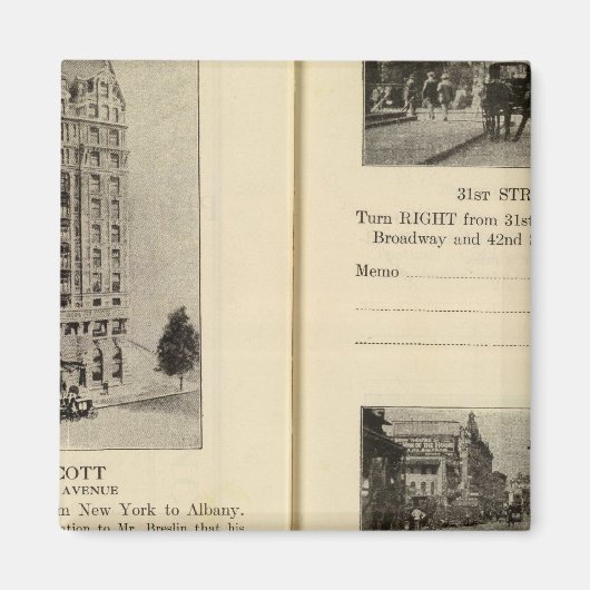 79496 Hotel Wolcott Broadway am 31. und 42. Magnet (Vorne)