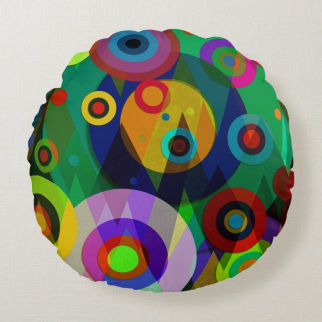 #794 RUNDES KISSEN (Vorderseite)