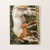 7985-Mama & Baby Wild Mustangs Puzzle (Vertikal)