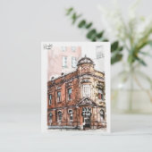 79: 3 weise Affen Pub Postkarte (Stehend Vorderseite)