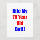 79 Bite meinen Hintern Postkarte (Vorderseite)