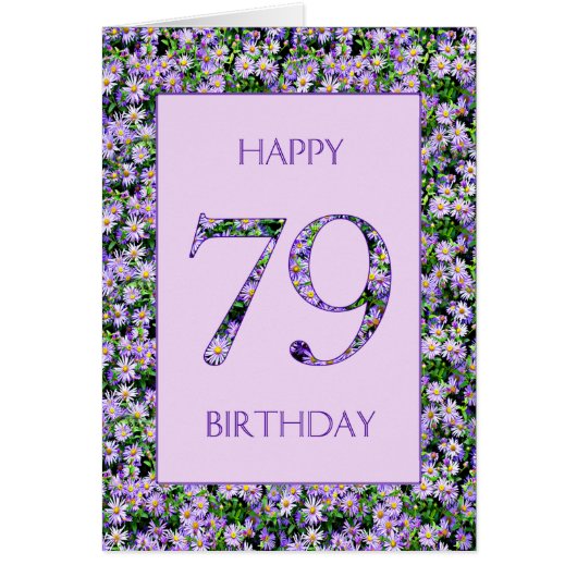 79. Geburtstag Lila Daisies (Vorne)