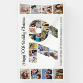 79. Geburtstagsfeier Nummer 79 Fotocollage Banner (Vertikal)
