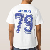 79 Gewohnheit Jersey T-Shirt (Rückseite)