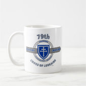 79. INFANTERIEDIVISION "KREUZ VON LOTHRINGEN " KAFFEETASSE (Links)