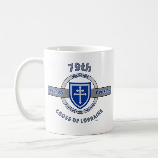 79. INFANTERIEDIVISION "KREUZ VON LOTHRINGEN " KAFFEETASSE (Links)
