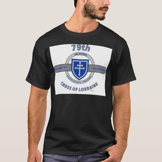 79. INFANTERIEDIVISION "KREUZ VON LOTHRINGEN " T-Shirt (Vorderseite)