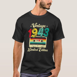 79 Jahre alt Vintag 1943 Kassettenband 79. Geburts T-Shirt