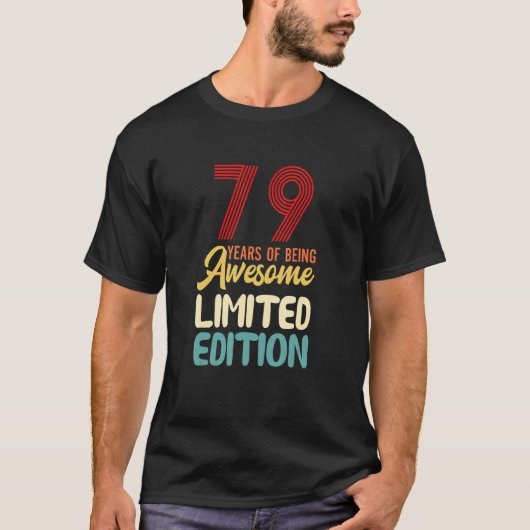 79 Jahre Phantastisch 79. Geburtstag T-Shirt (Vorderseite)