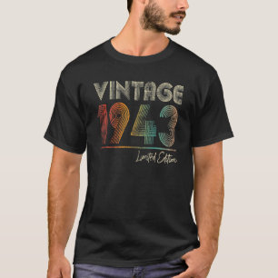 79 Jahre Vintag 1943 79. Geburtstag Frauen ich T-Shirt