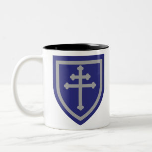 79th Infantry Division Zweifarbige Tasse