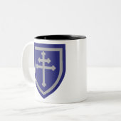 79th Infantry Zweifarbige Tasse (Vorderseite Links)