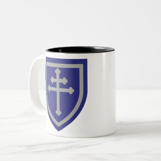 79th Infantry Zweifarbige Tasse (Vorderseite Links)