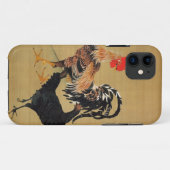 7. 大鶏雌雄図, 若冲 Paar der Hühner, Jakuchū Case-Mate iPhone Hülle (Rückseite (Horizontal))