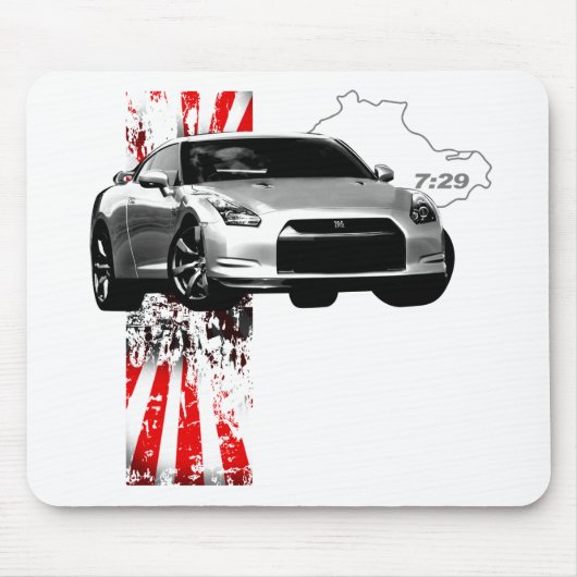 7:29 GT-r Mousepad (Vorne)