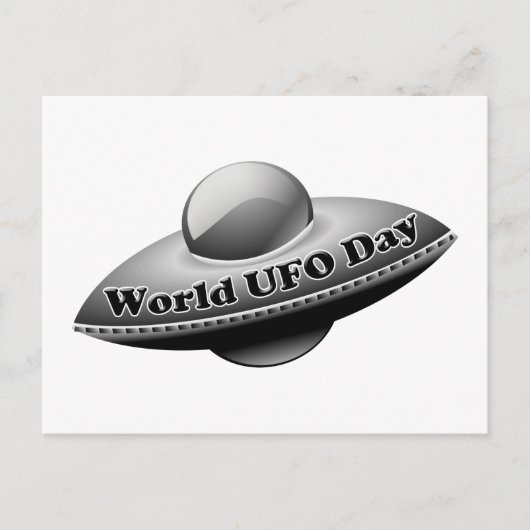 7-2 Welttag der UFO Postkarte (Vorderseite)