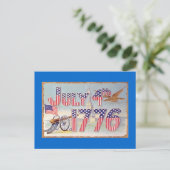 7-4 Vintage Postkarte (Stehend Vorderseite)