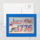 7-4 Vintage Postkarte (Vorne/Hinten)