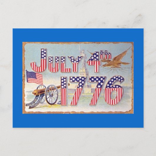 7-4 Vintage Postkarte (Vorderseite)