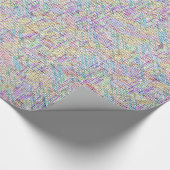 7.500 Mädchen-Namen Puzzle gelöst Geschenkpapier (Ecke)