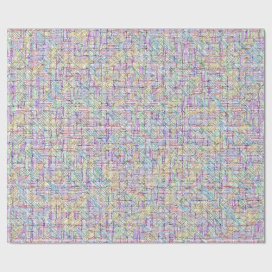 7.500 Mädchen-Namen Puzzle gelöst Geschenkpapier (Flach)