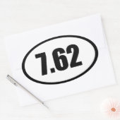 7,62 AK47,308 OVALER AUFKLEBER (Umschlag)