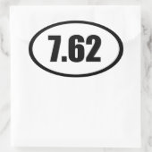 7,62 AK47,308 OVALER AUFKLEBER (Tasche)