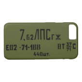 7.62X39 Ammo Can iPhone Case (Rückseite (Horizontal))
