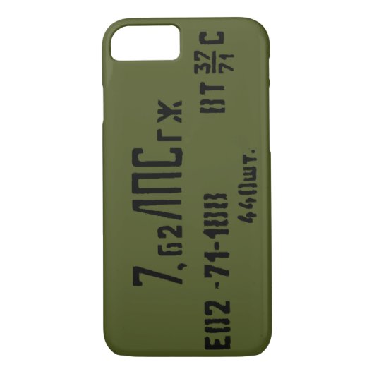 7.62X39 Ammo Can iPhone Case (Rückseite)