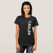 7,62X39 Caliber Ammo AK-47 Gun T-Shirt (Vorne ganz)