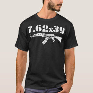7,62X39 Caliber Ammo AK-47 Gun T-Shirt