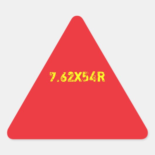 7,62x54R Mosin-Aufkleber Dreieckiger Aufkleber (Vorderseite)