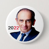 7,6 cm Zemmour 2022 Button (Vorderseite)